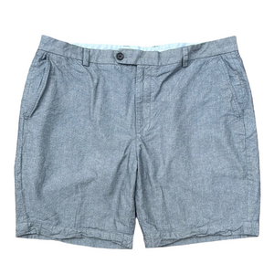 Brooks Brothers Gray Flat Front Shorts 100% Cotton Men's 40W